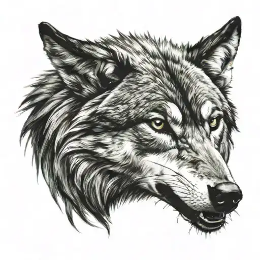 wolf tattoo example